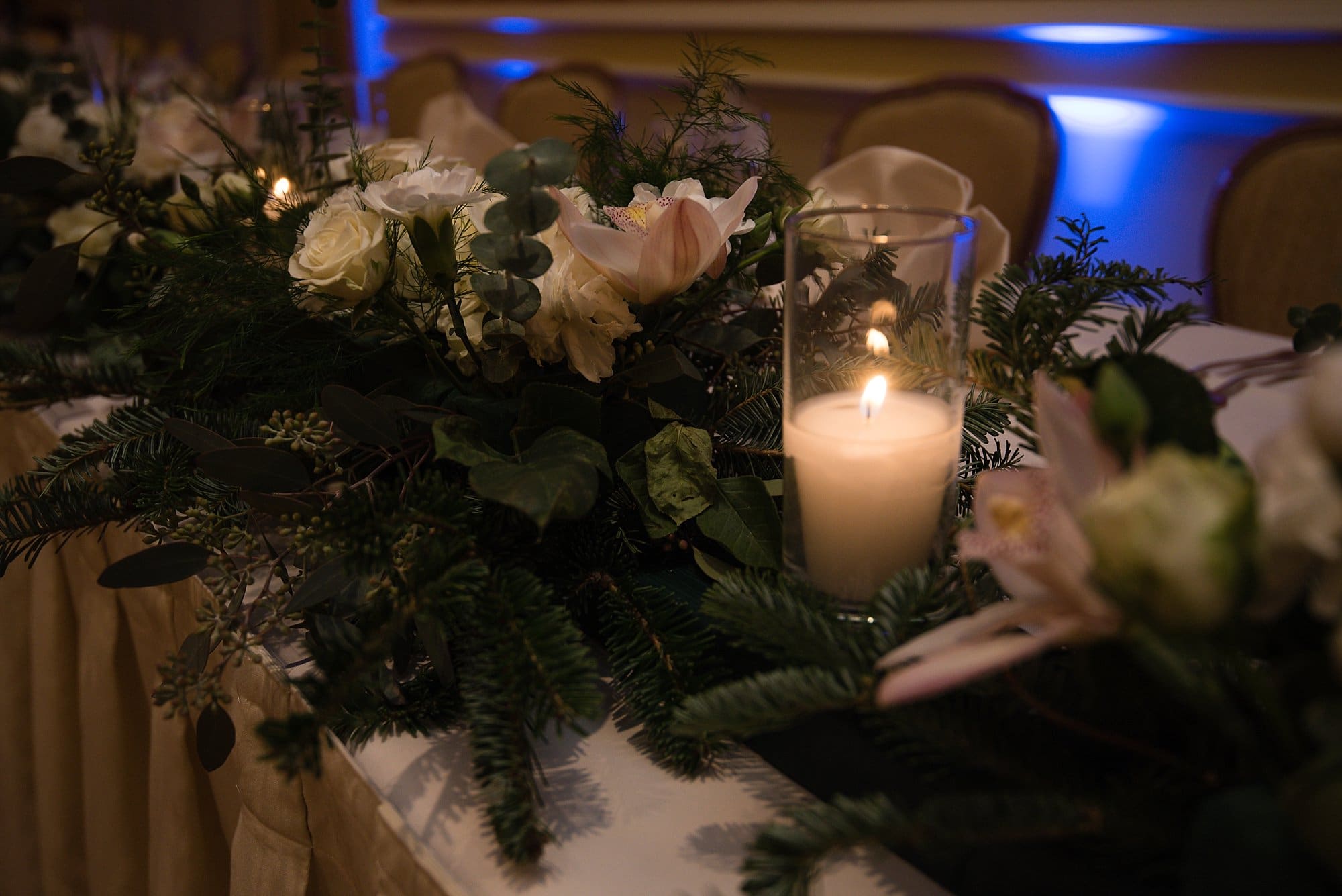 candle lit reception, little america cheyenne