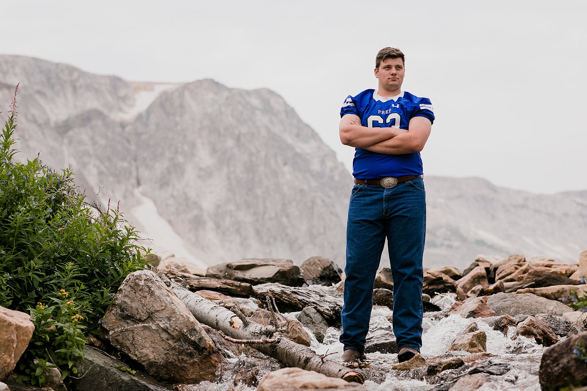 wyoming mountain senior photo