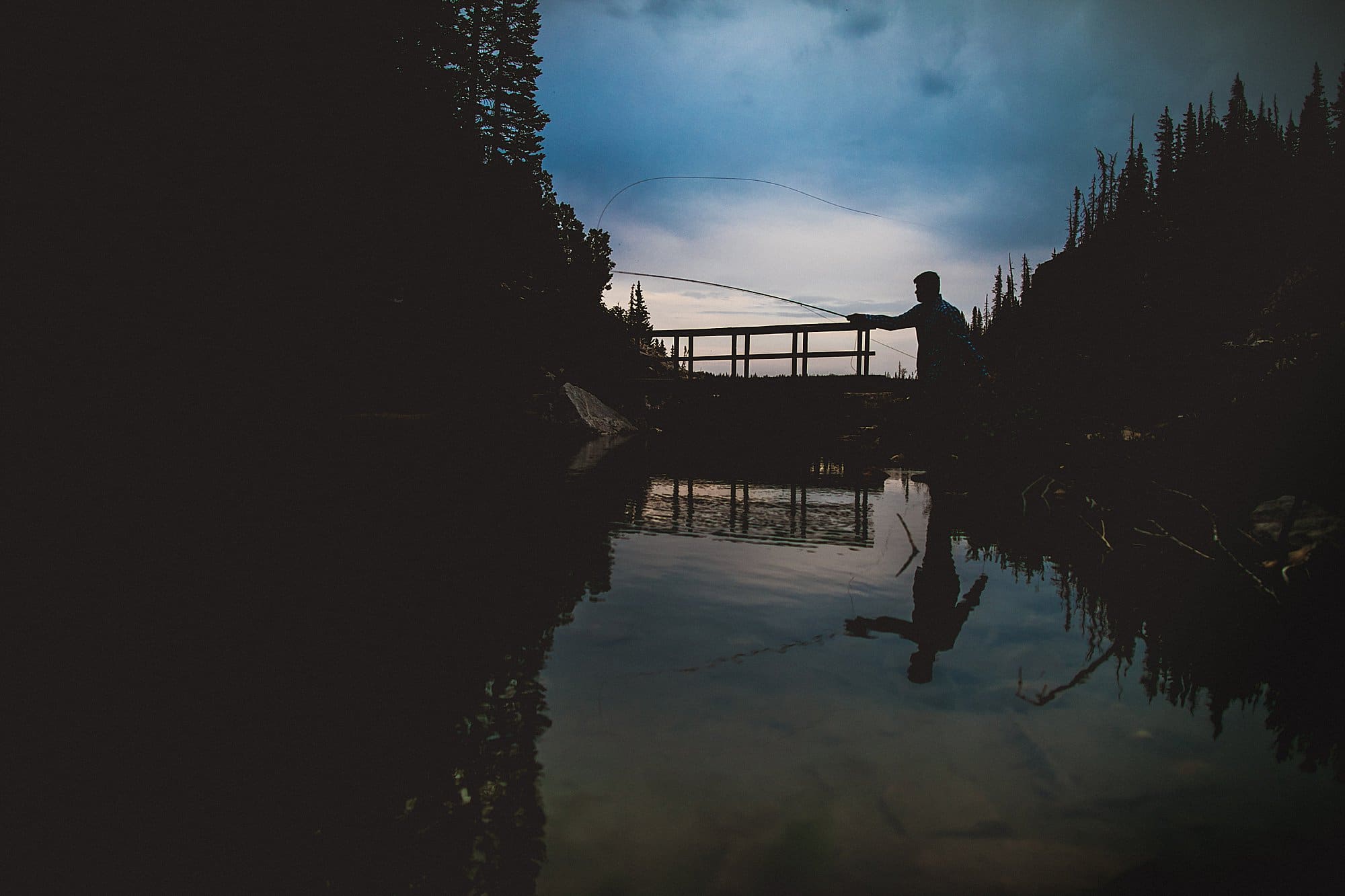 fishing senior photo