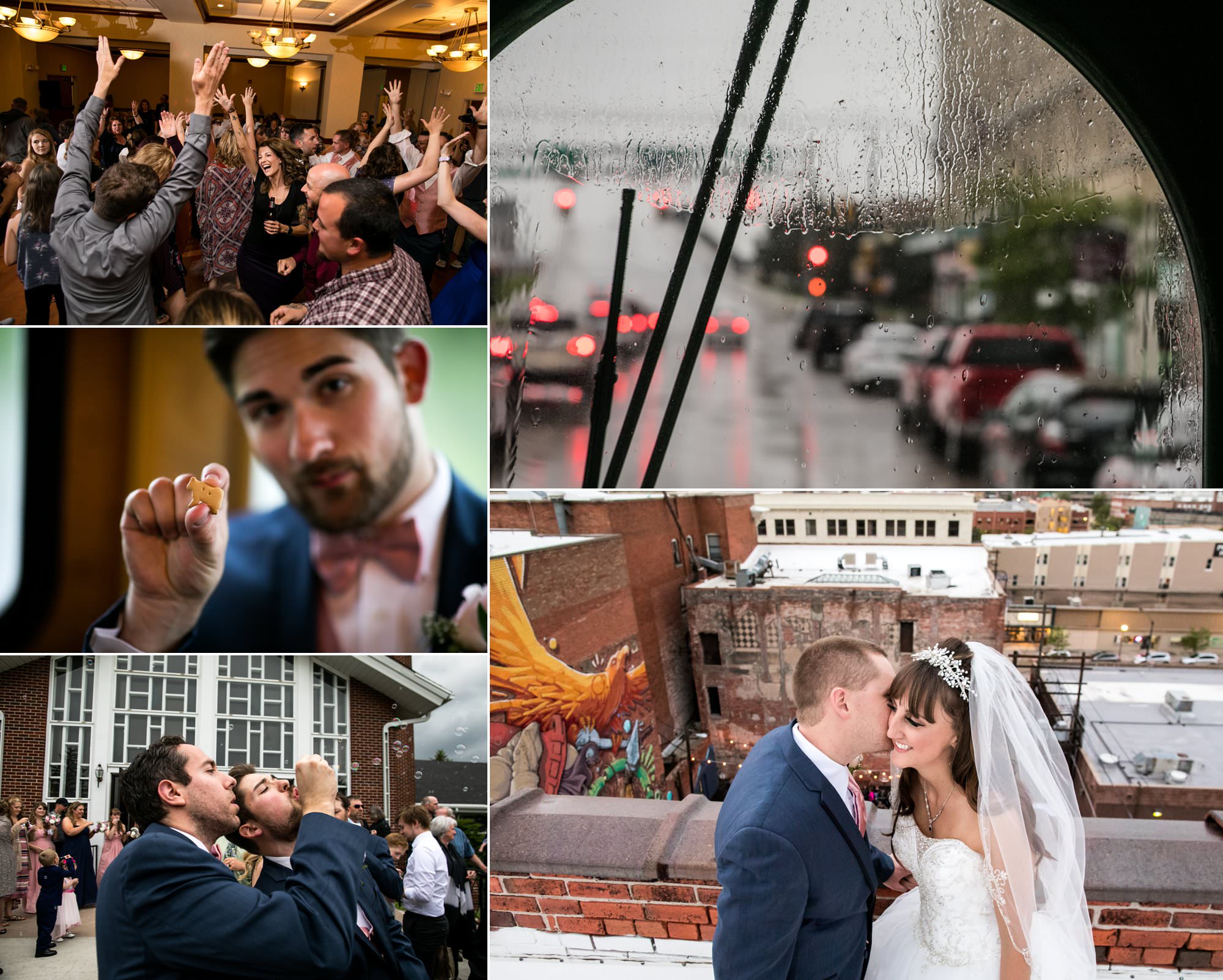 rooftop photos wyoming wedding