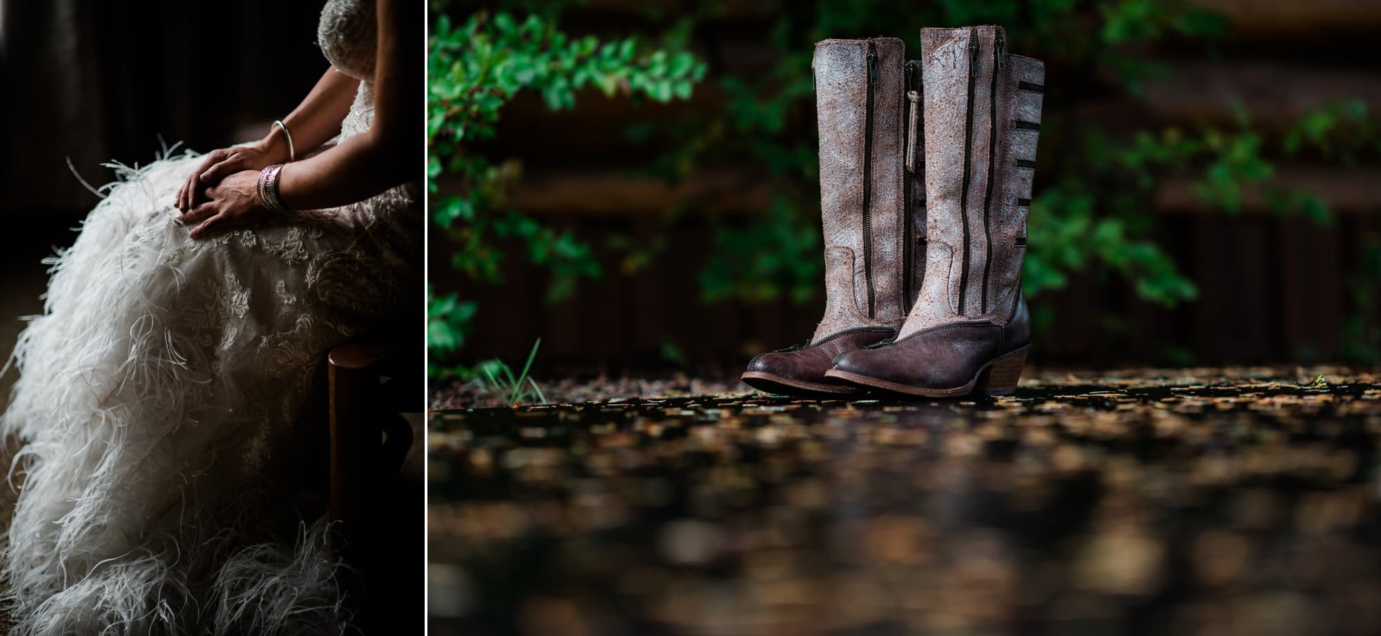 Cowboy boots wedding shoes