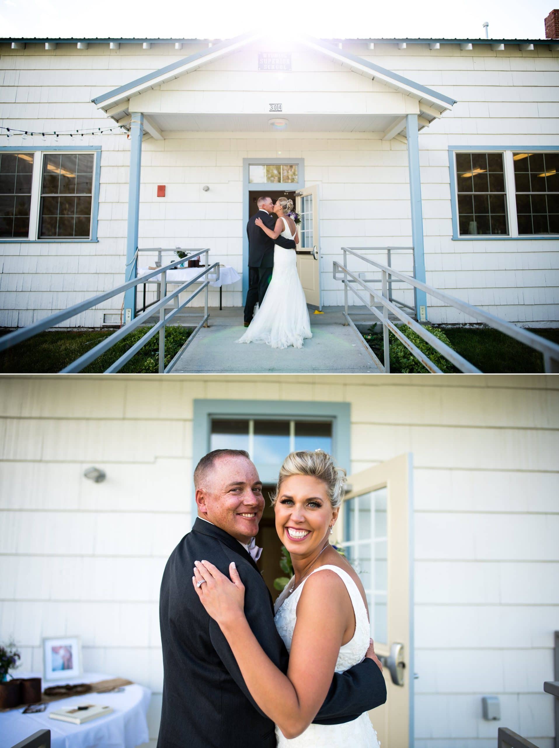 Boulder schoolhouse wedding