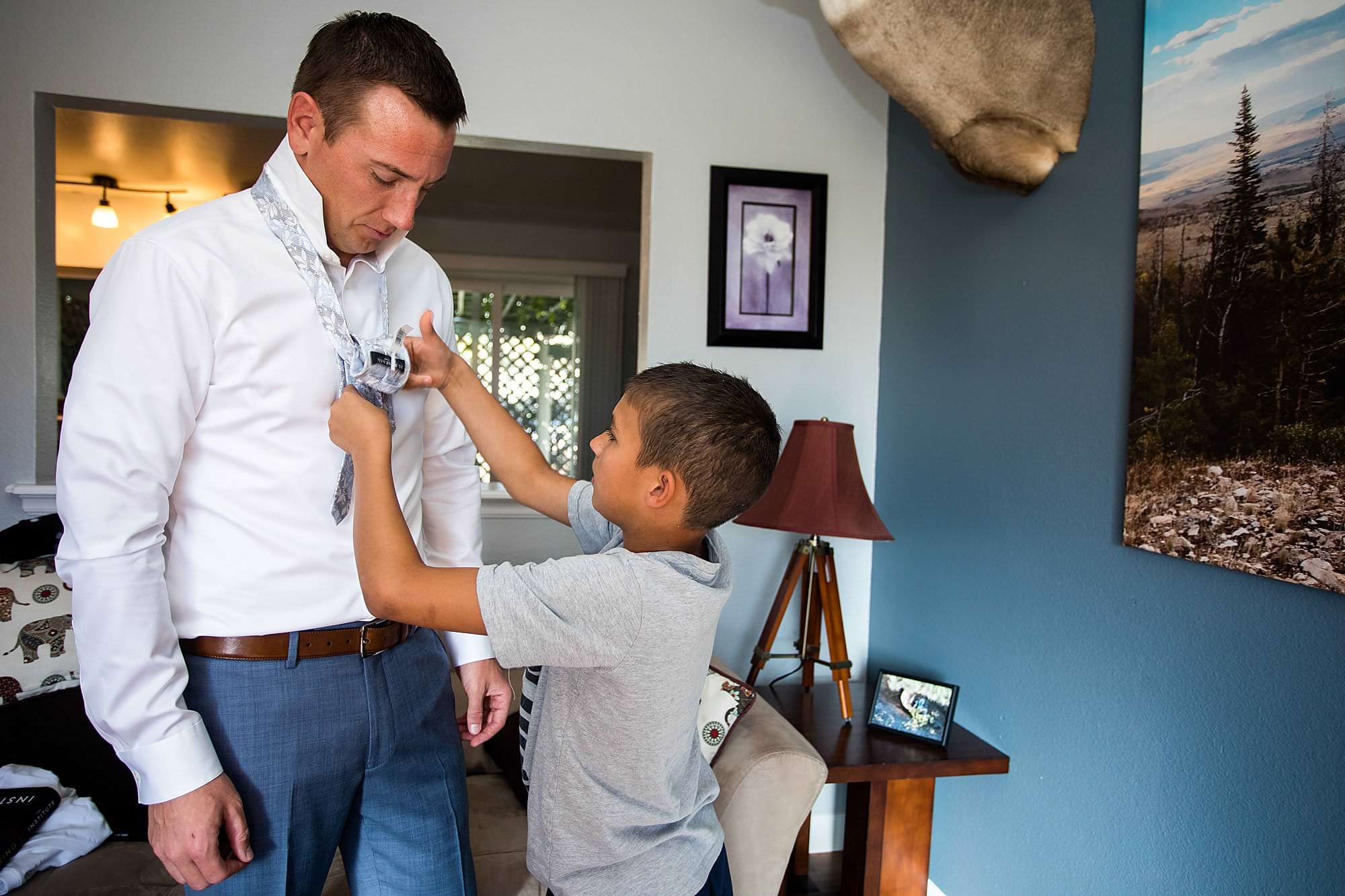 groom getting ready wyoming