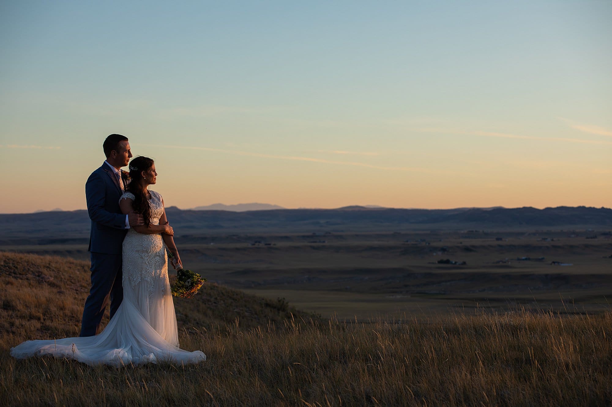 wyoming wedding outdoor ceremony