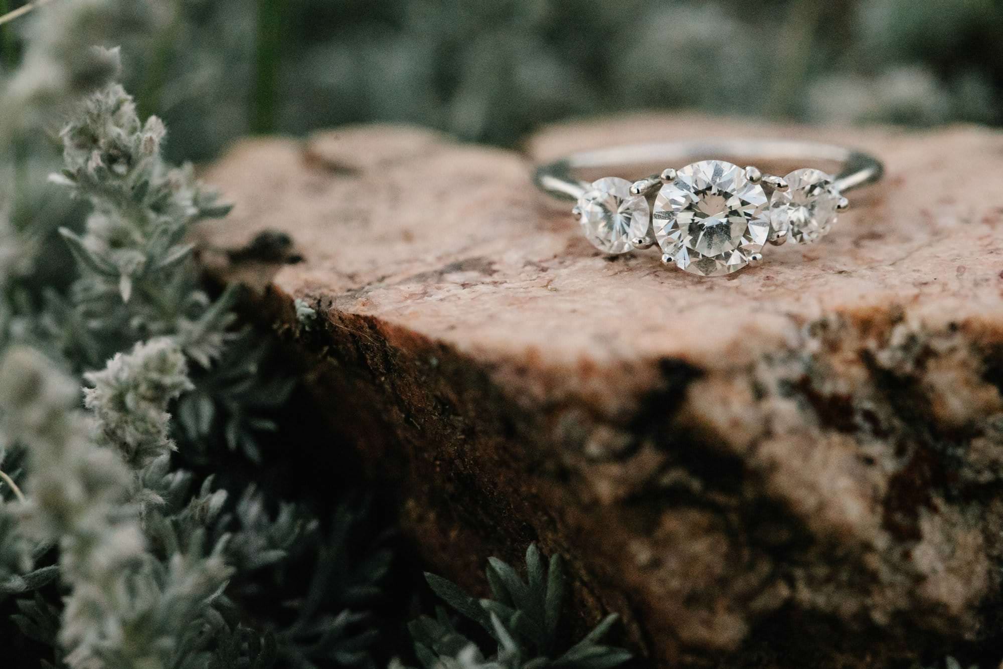 ring shot on rock