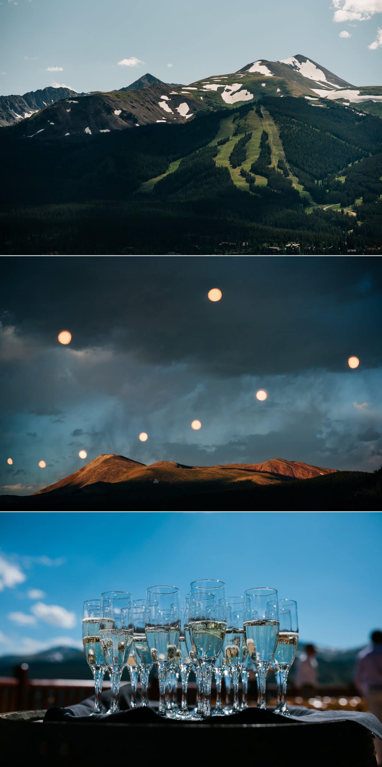 Breckenridge mountain views in summertime