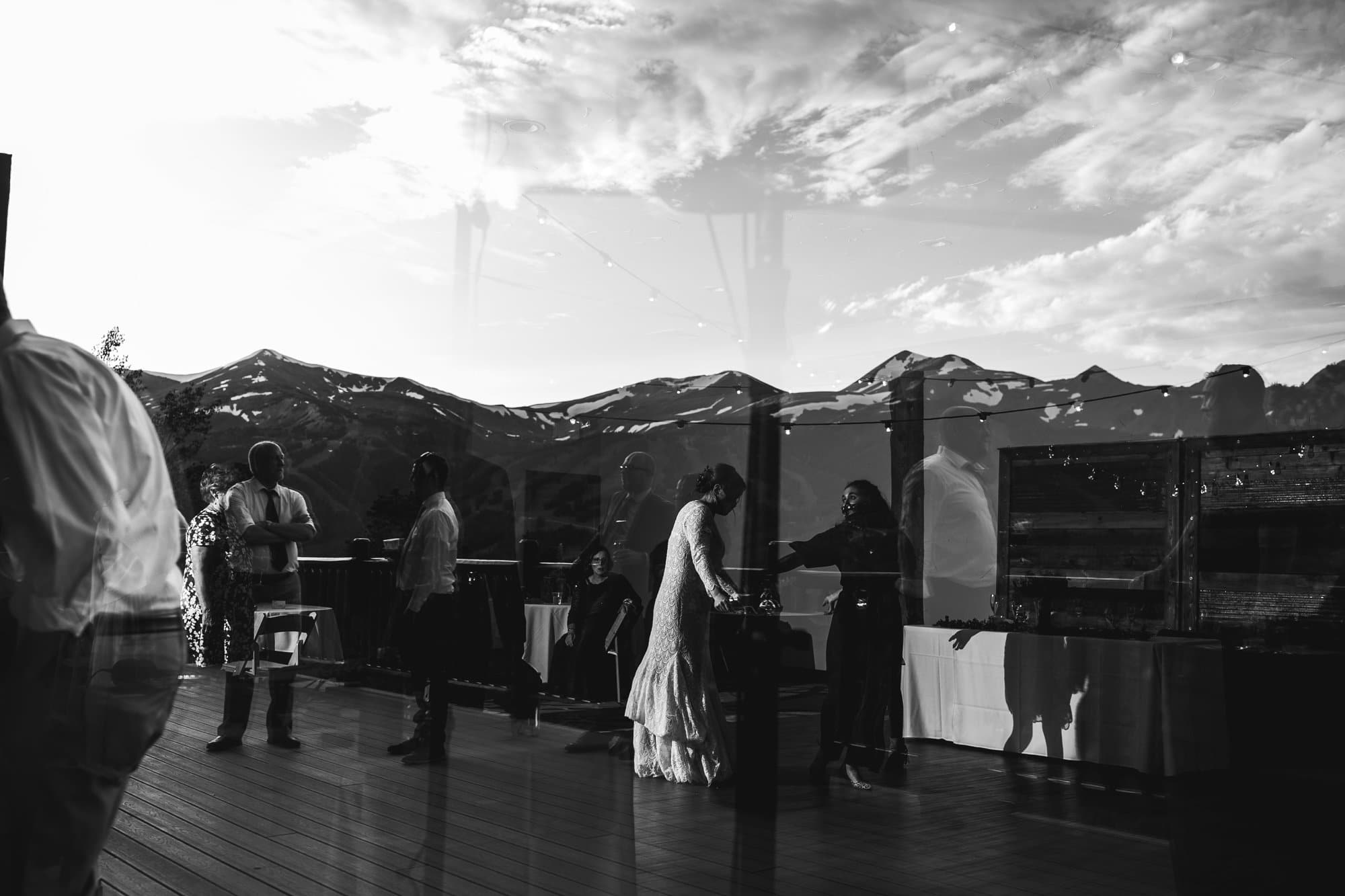 The Lodge at Breckenridge at night, dance floor