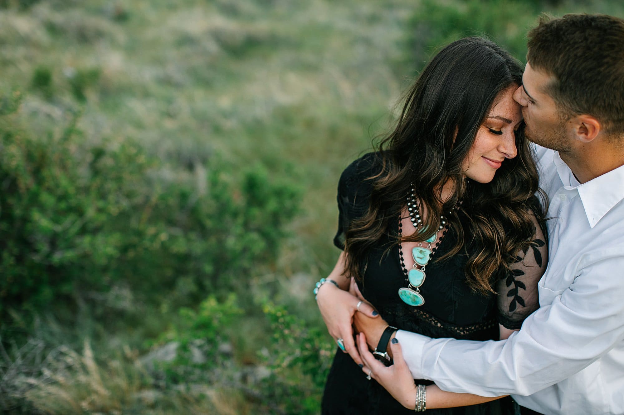 Cheyenne Engagement session, mountain engagement