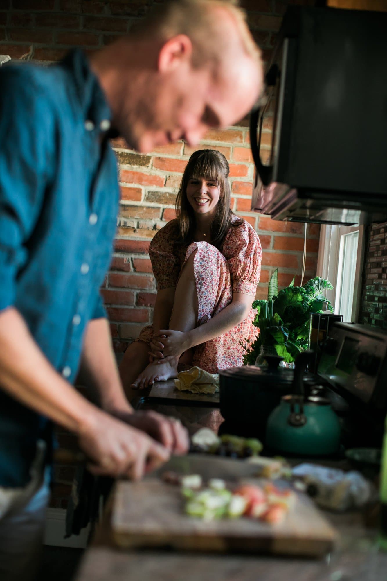 home engagement session in denver