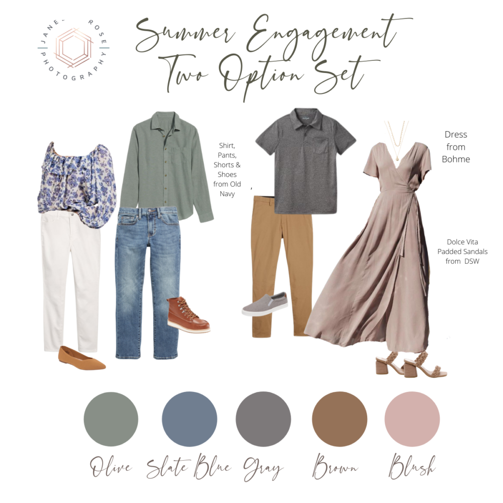 What to Wear for Summer Engagement Photos - Janelle Rose Photography ...
