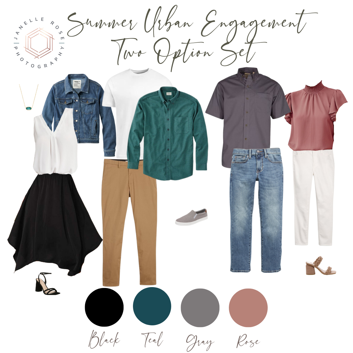 summer engagement what to wear, downtown