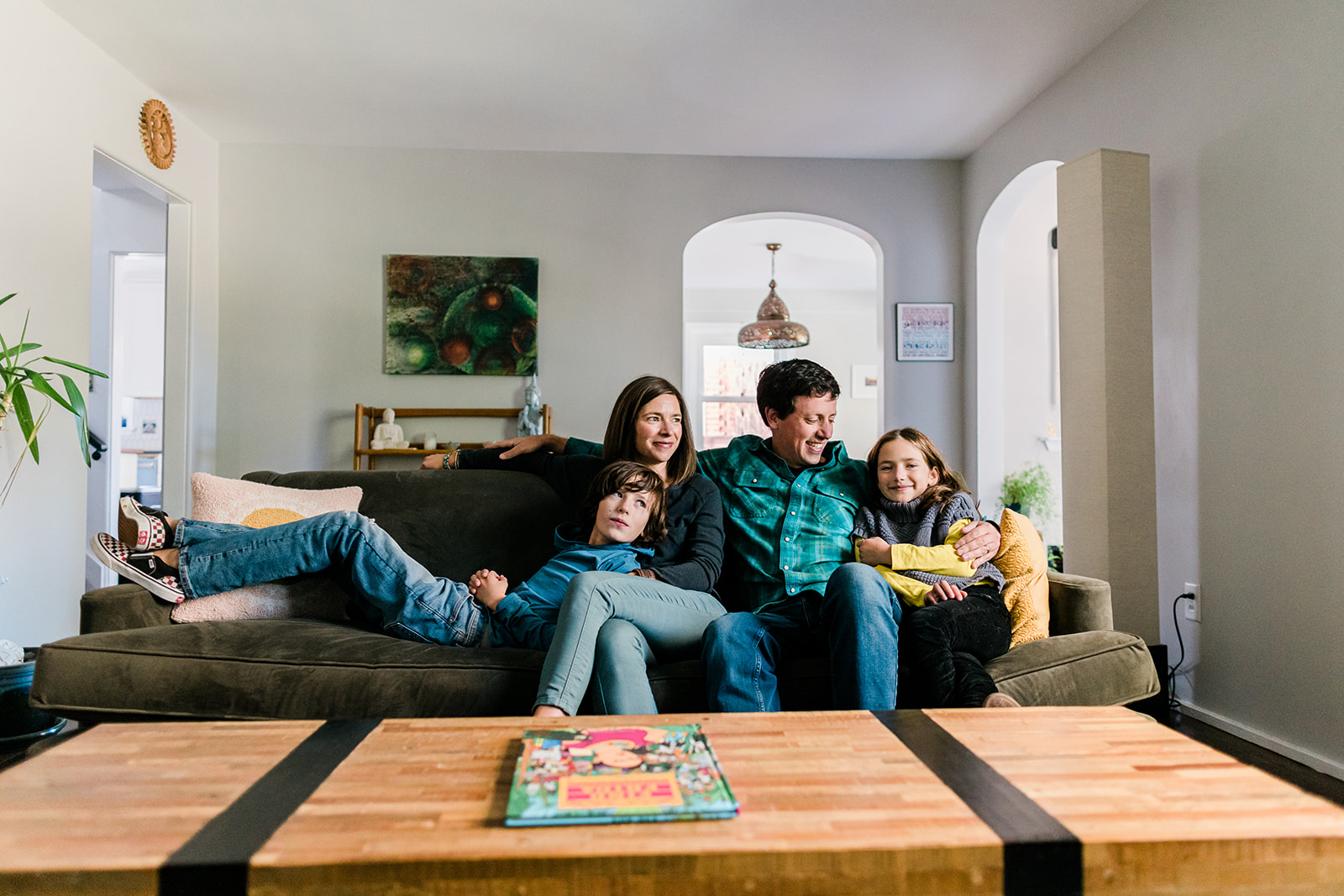 In-home Cheyenne family photographer